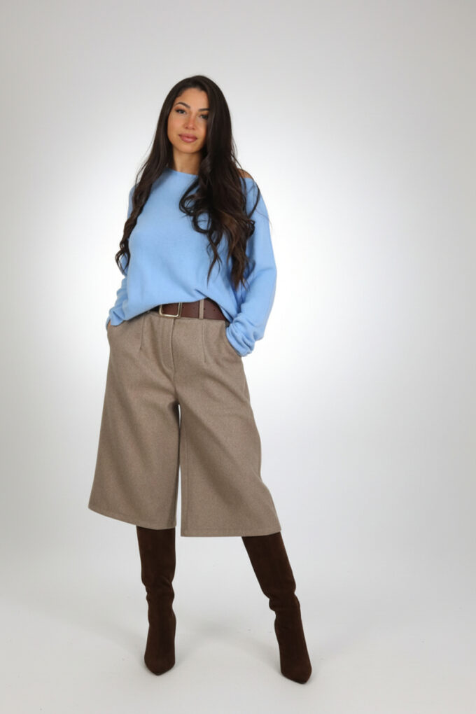 Bermuda Paño Cinturón