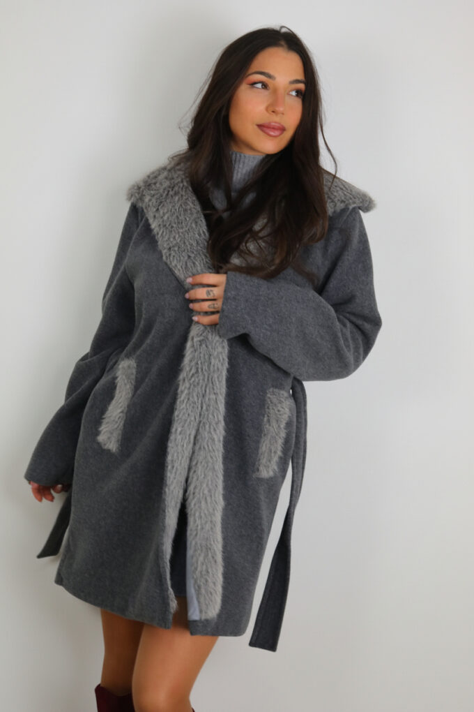 Abrigo Paño Pelos