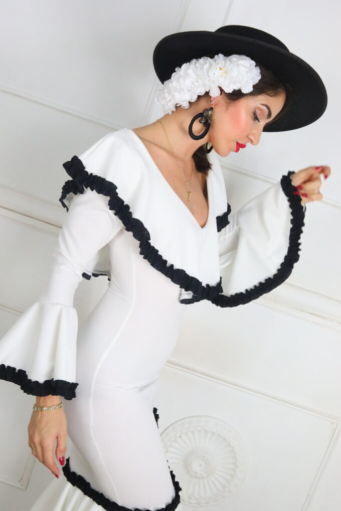Vestido Flamenco Bicolor