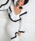 Vestido Flamenco Bicolor - Imagen 3