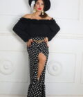 Falda Lunares Bolsillos