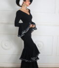 Vestido Flamenco Volantes Con Lunares - Imagen 3