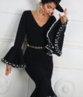 Vestido Flamenco Volantes Con Lunares - Imagen 2