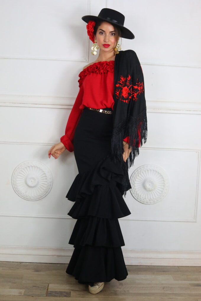 Falda Flamenca Volantes