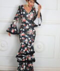Vestido Flamenco Flores Con Lunares - Imagen 2