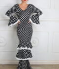Vestido Lunares Con Volantes