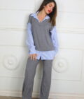 Conjunto Punto Con Tela Camisa - Imagen 2