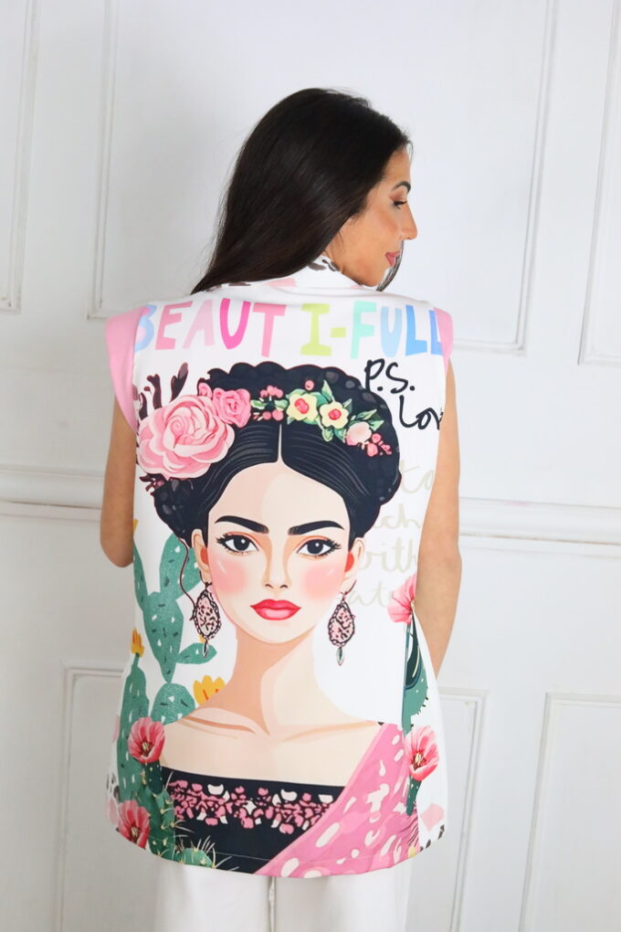 Chaleco Estampado Fantasía