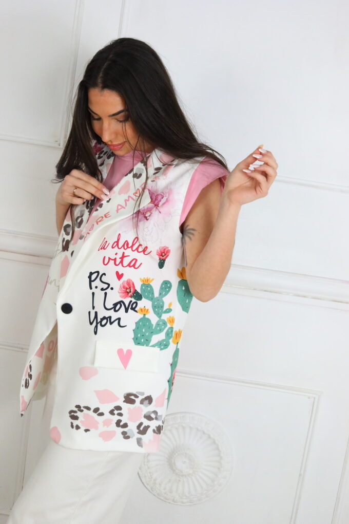 Chaleco Estampado Fantasía