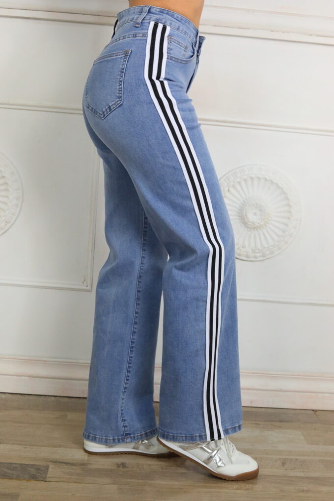 Vaquero Straight Leg Rayas