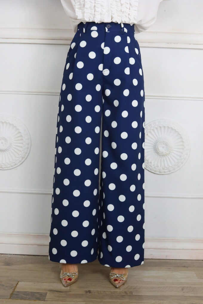 Pantalon Ancho Lunares