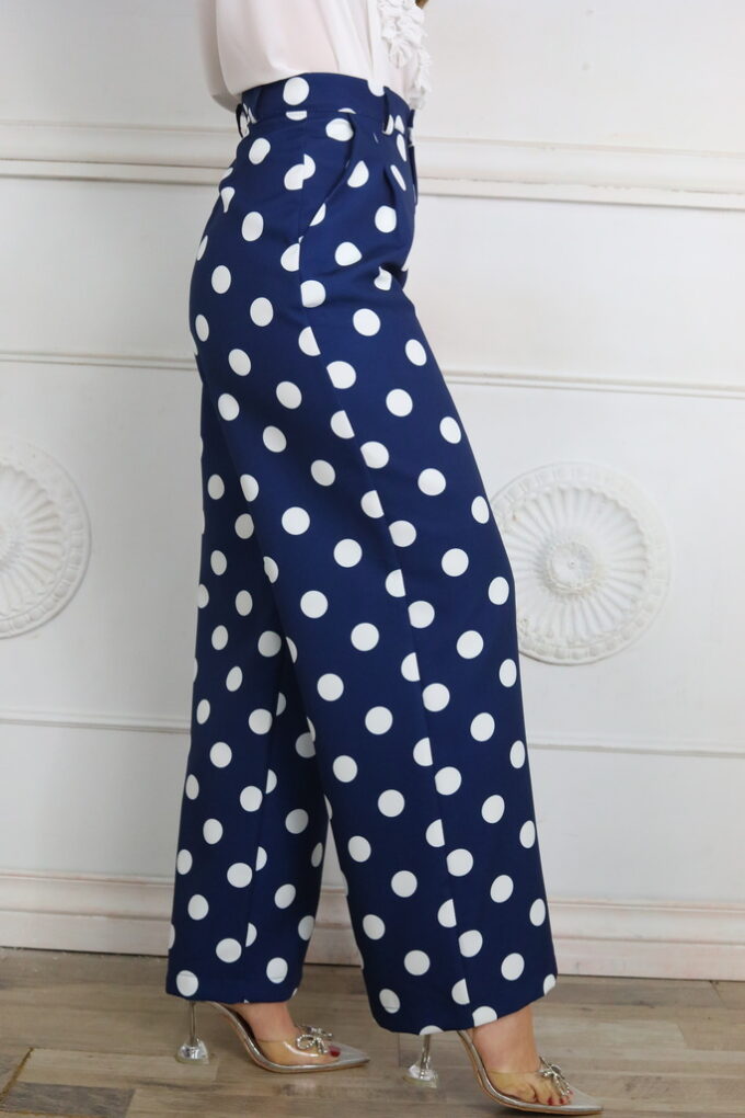 Pantalon Ancho Lunares