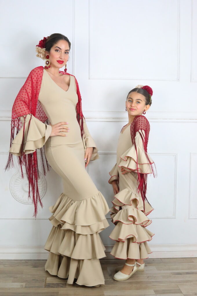 Vestido Flamenco Liso