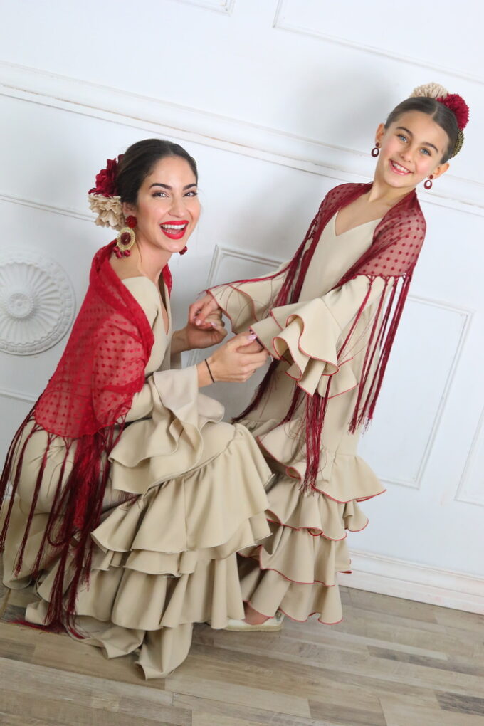 Vestido Flamenco Liso