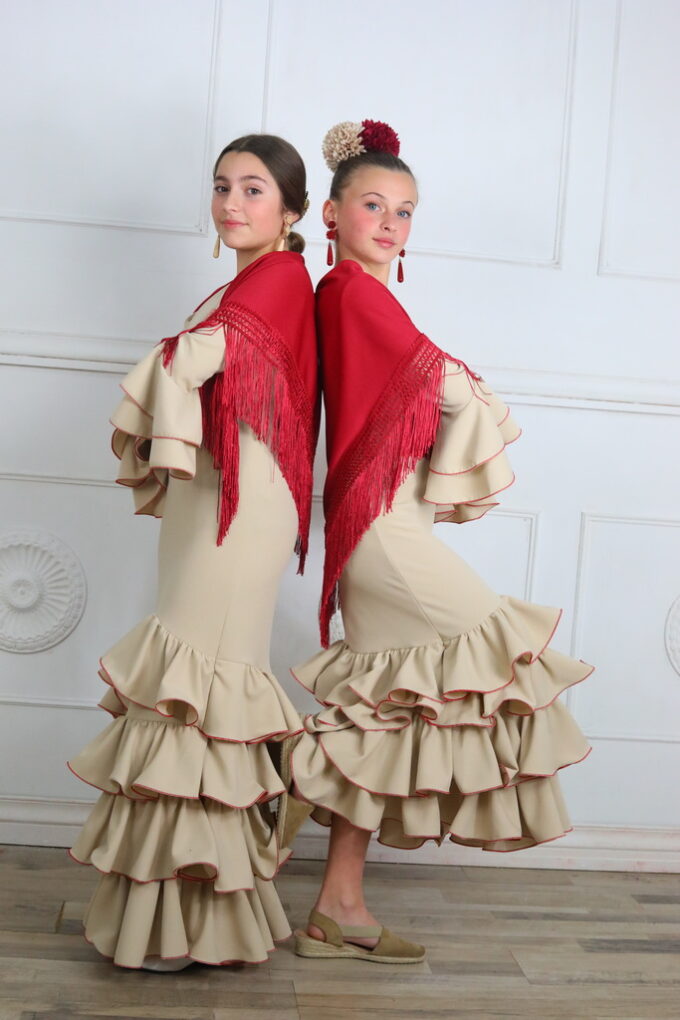Vestido Flamenco Liso