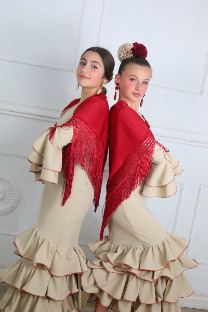 Vestido Flamenco Liso