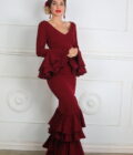 Vestido Flamenco Liso - Imagen 7