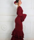 Vestido Flamenco Liso - Imagen 2
