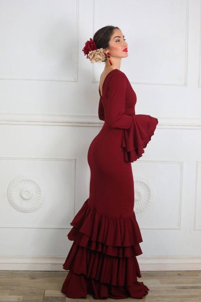 Vestido Flamenco Liso