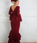 Vestido Flamenco Liso - Imagen 4