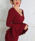 Vestido Flamenco Liso - Imagen 5