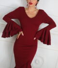 Vestido Flamenco Liso - Imagen 6