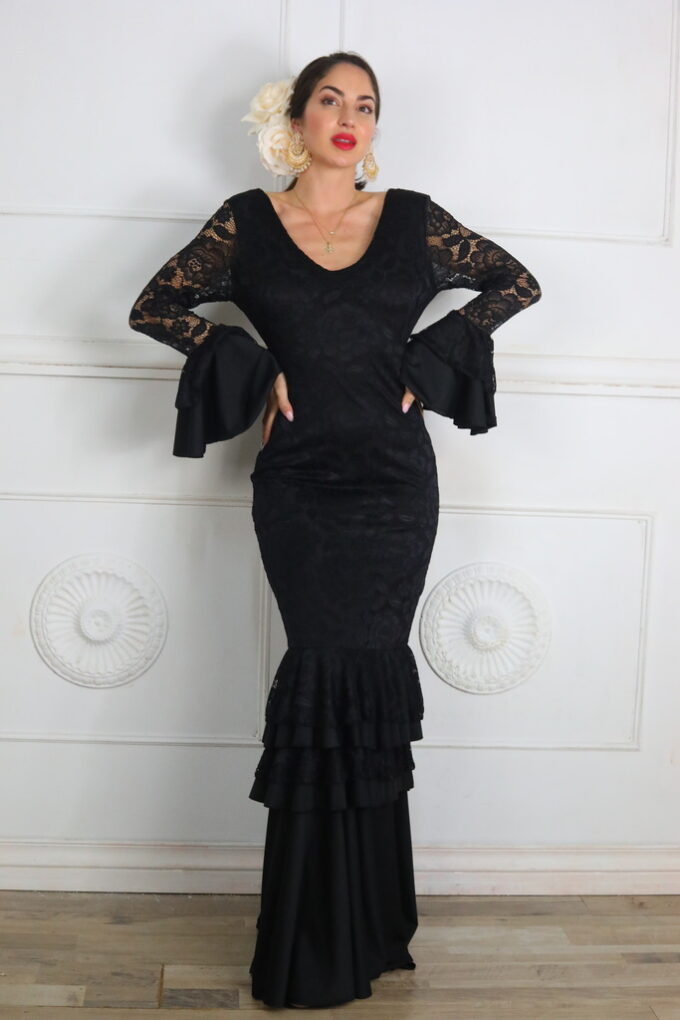 Vestido Flamenco Encaje