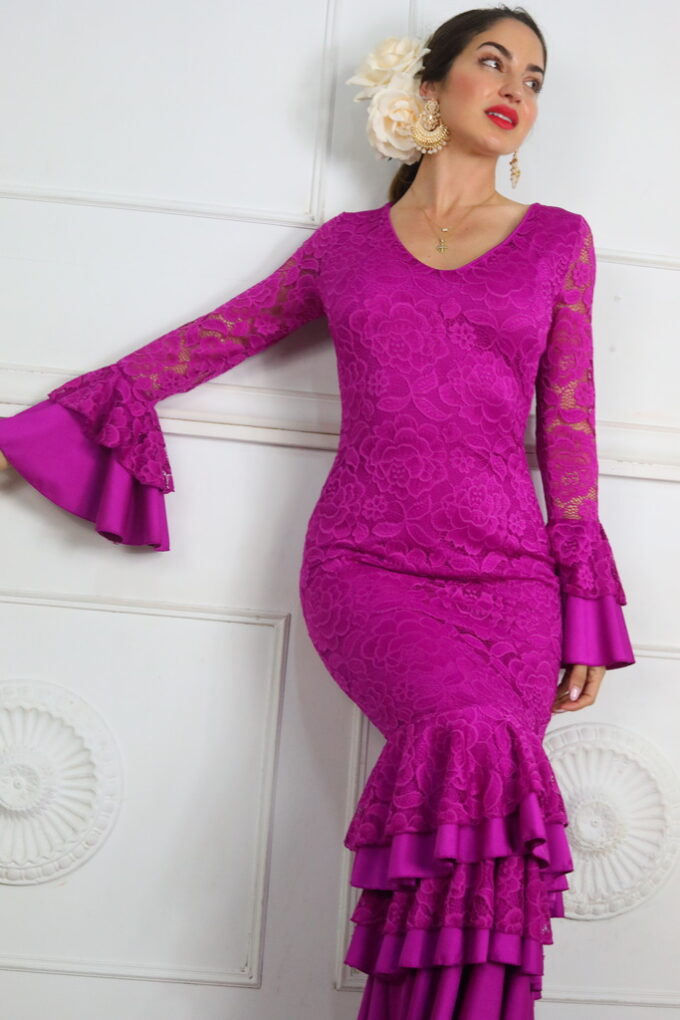 Vestido Flamenco Encaje