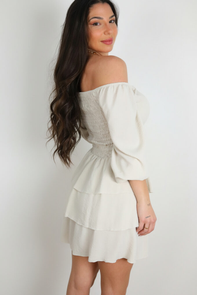 Vestido Cascos Volantes