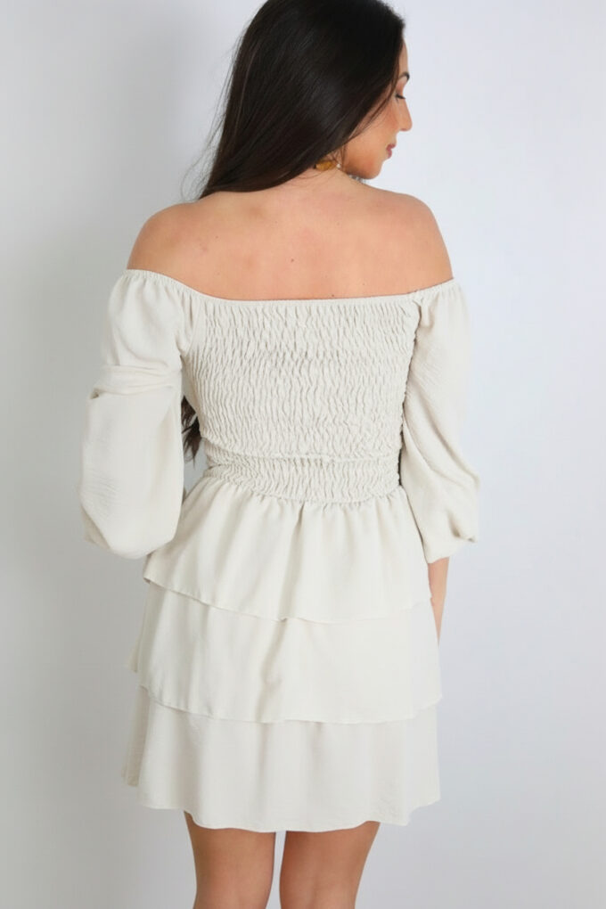 Vestido Cascos Volantes