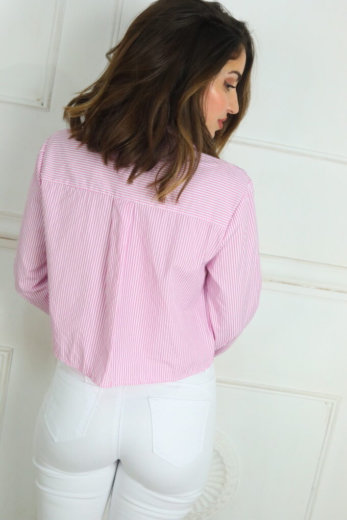 Camisa Rayas Bolsillos