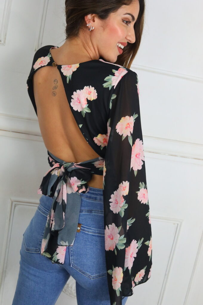 Top Lazo Estampado