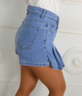 Falda-Pantalón Vaquera Tablas - Imagen 5