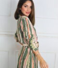 Vestido Camisero Estampado - Imagen 3
