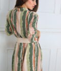 Vestido Camisero Estampado - Imagen 5