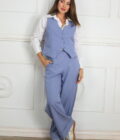 Pantalon Dobladillo Cinturón