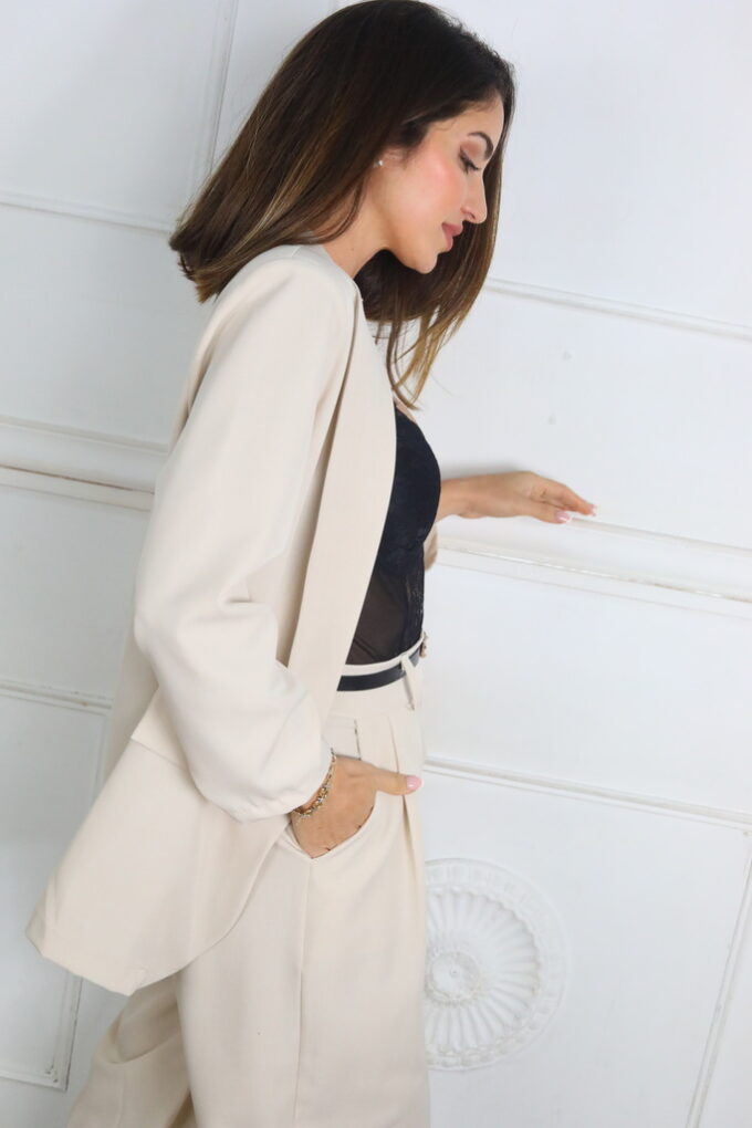 Blazer Manga Fruncida