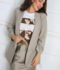 Blazer Manga Fruncida