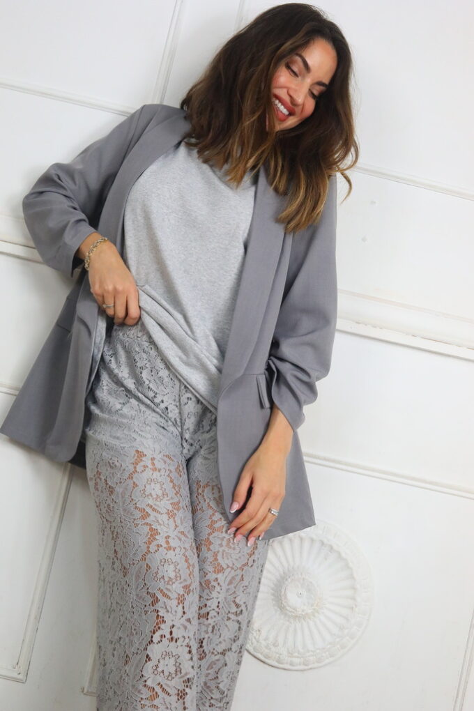 Blazer Manga Fruncida