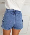 Falda-Pantalón Vaquera Cargo - Imagen 6