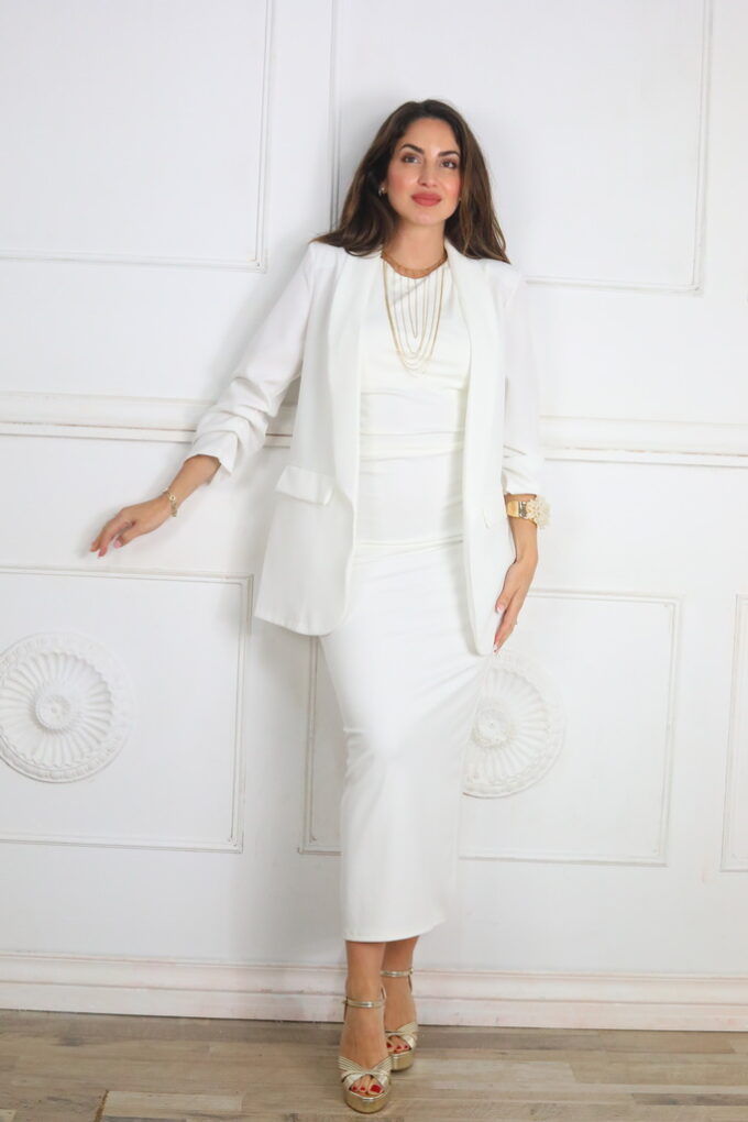 Blazer Manga Fruncida