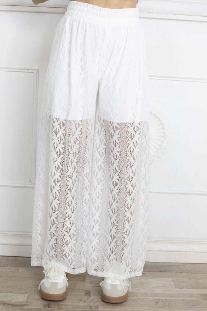 Pantalon Encaje Con Forro