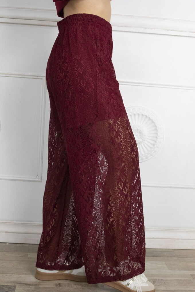 Pantalon Encaje Con Forro