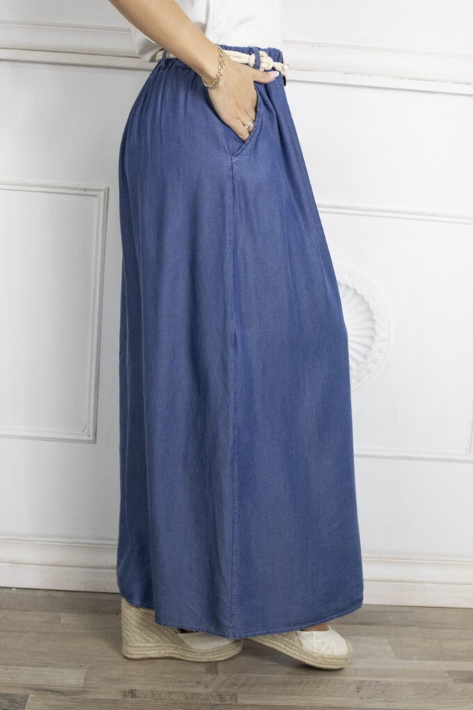 Falda Vaquera Cinturón Cuerda