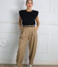 Pantalon Pinzas Cinturón