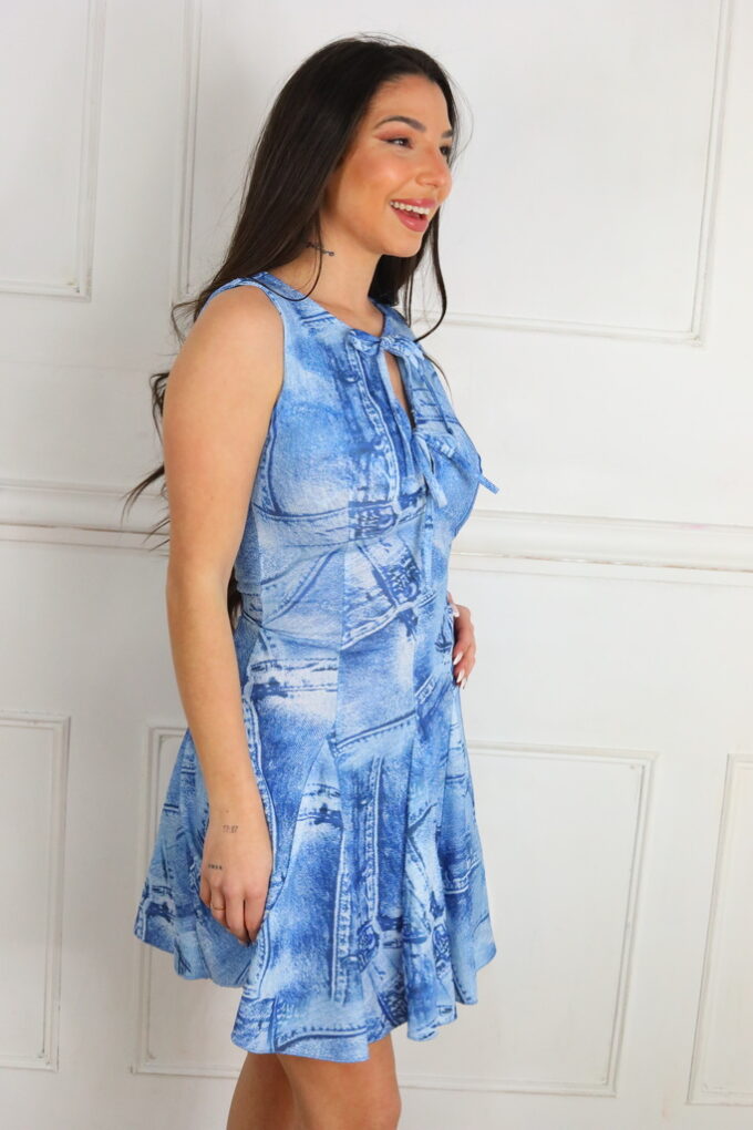 Vestido Efecto Vaquero Vuelo