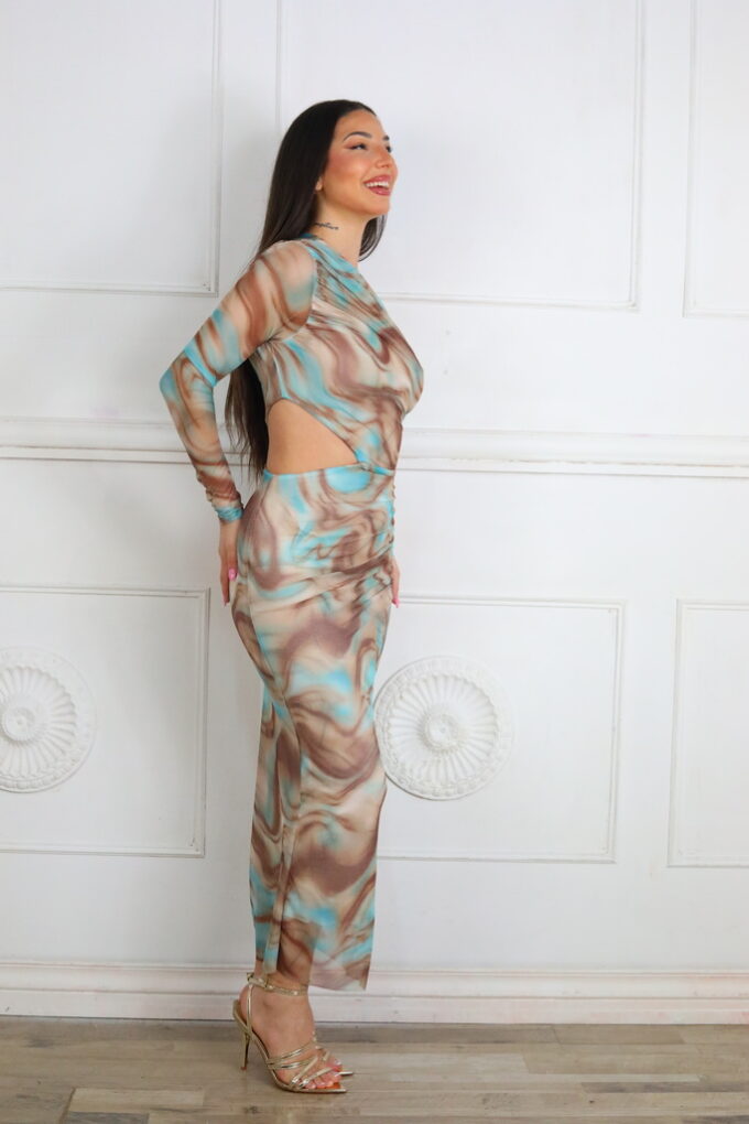 Vestido Asimétrico Tull