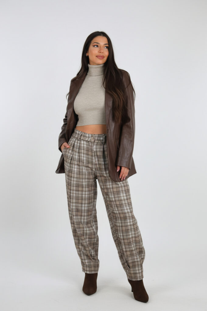 Pantalon Balloon Cuadros