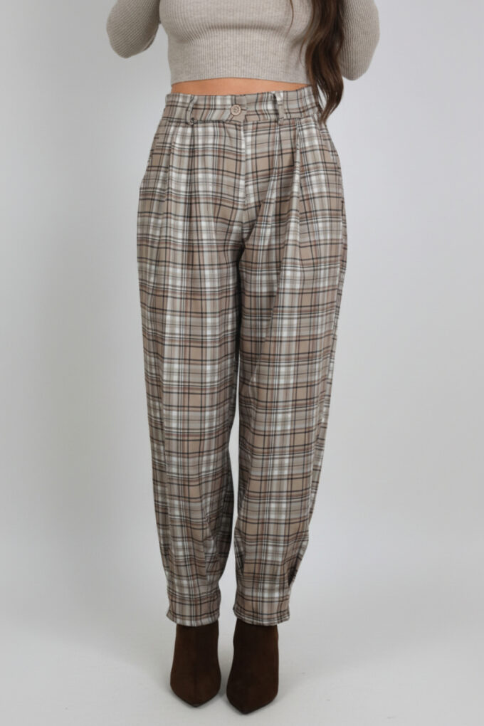 Pantalon Balloon Cuadros