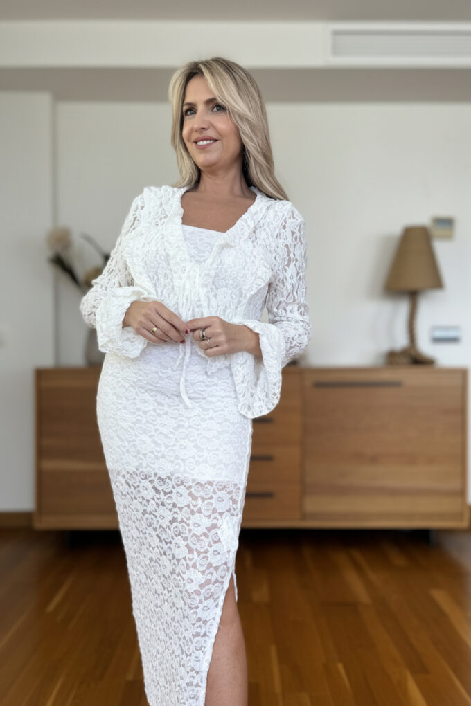 Blusa Encaje Volantes